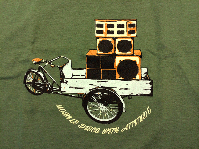 REGGAE T-SHIRT MOBILE DISCO WITH ATTITUDE